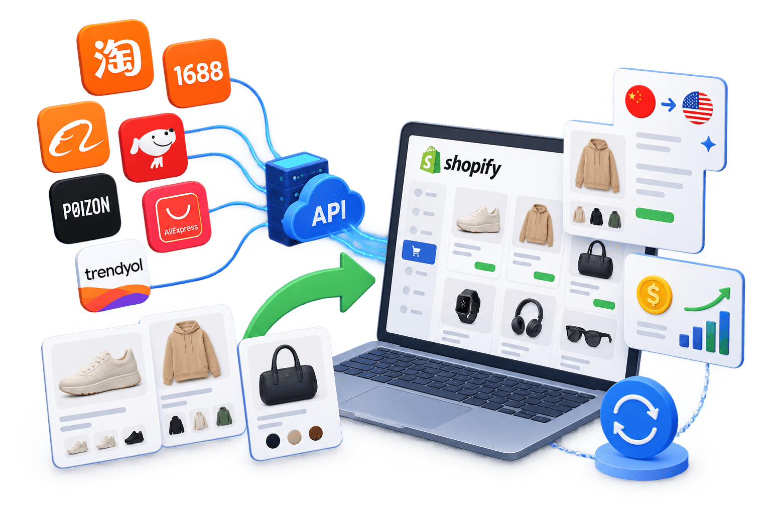 How to Connect Taobao, 1688, and Other Chinese Marketplace APIs to Shopify